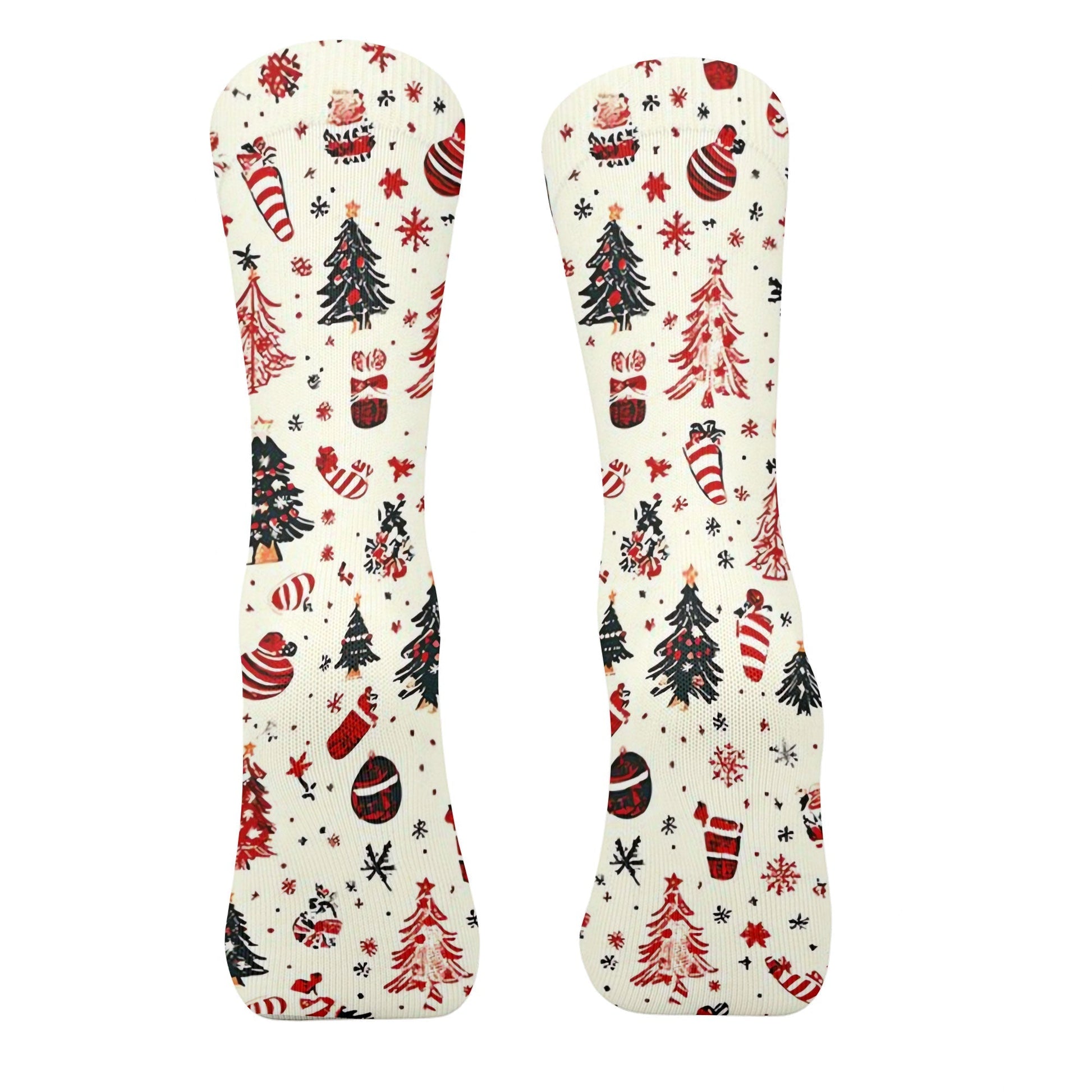 Candy Canes Christmas Golf Socks, Christmas Golf Gift, Golfing Accessories, Ladies Golf Socks, Men's Christmas Socks