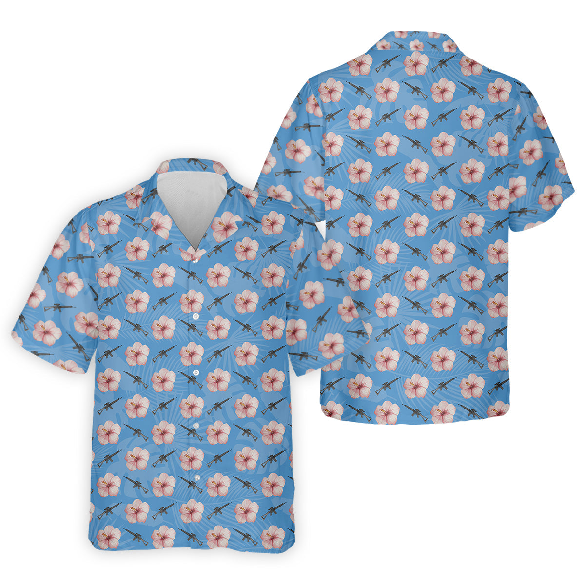 Floral Golf Polo Shirtlfing Apparel, Men Golf Gift, Funny Golf Shirt