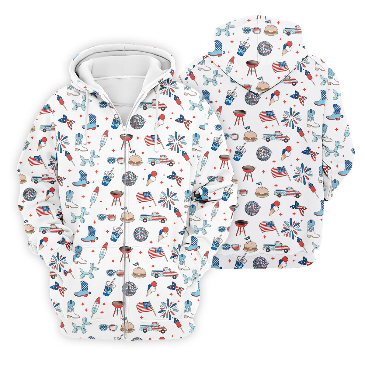 Red White and Blue Men's Golf Polo ShirtMen's 4th Of July Shirts, USA Golf Shirt, Gifts For Golfing Dad