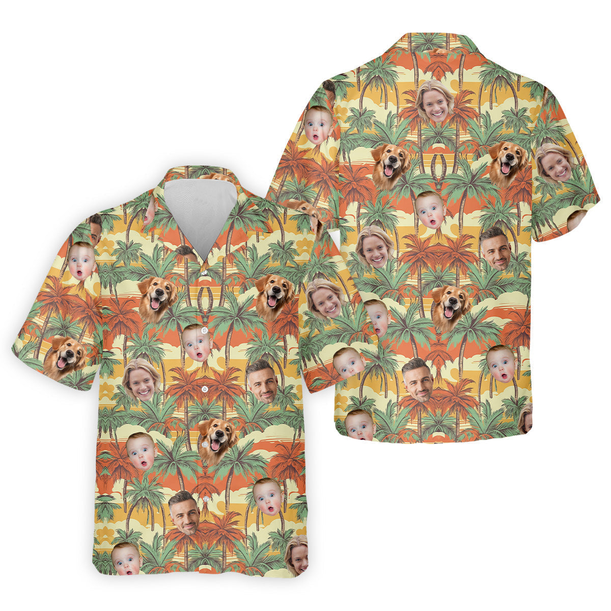 Sunset Shirt, Vintage Hawaiian Shirts, Matching Hawaiian Outfits, Custom Pet Shirt, Golf Shirts For Men