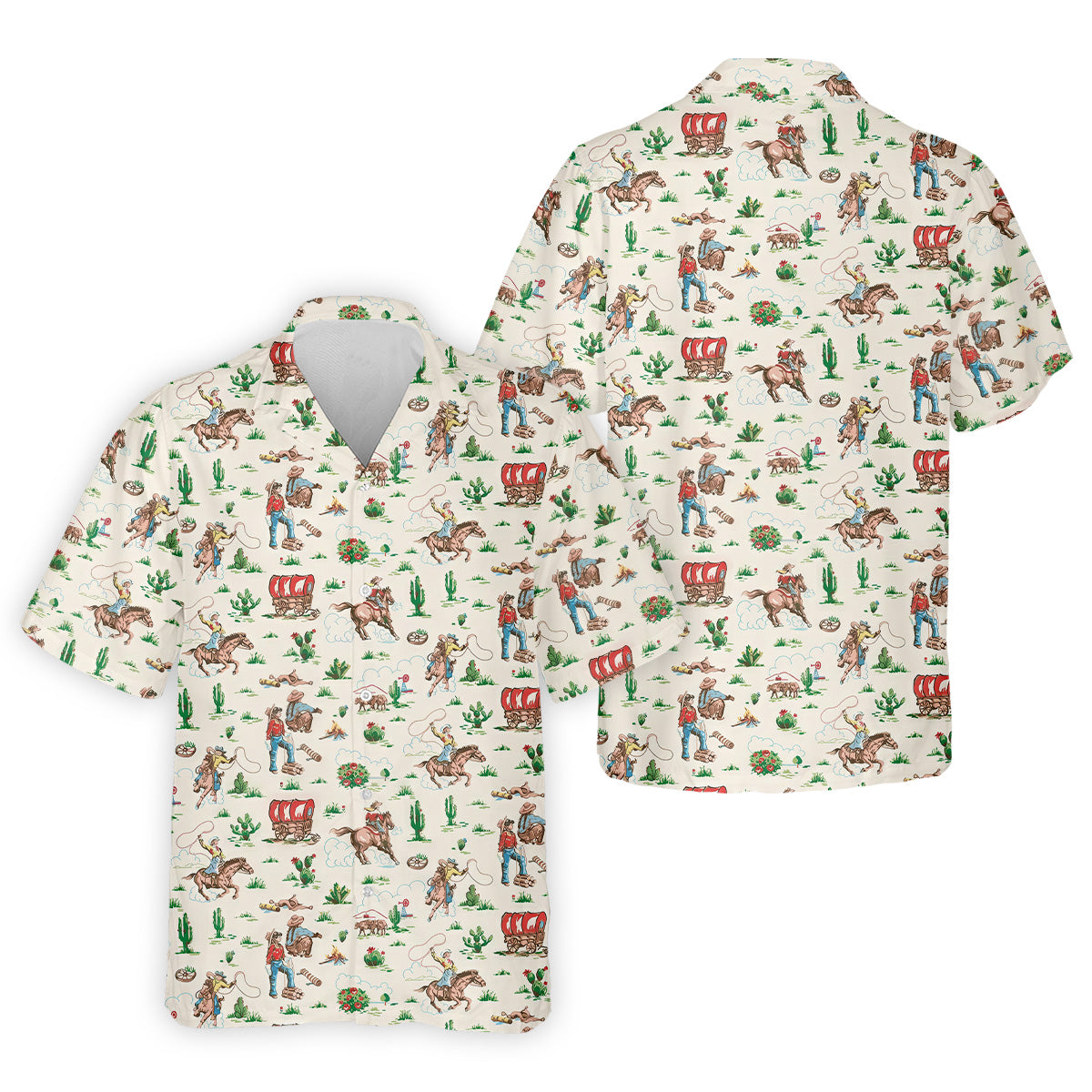 Cowboy Western White Polo Shirtns, Cute Golf Outfit, Matching Golf Shirt, Men's Golf Polo