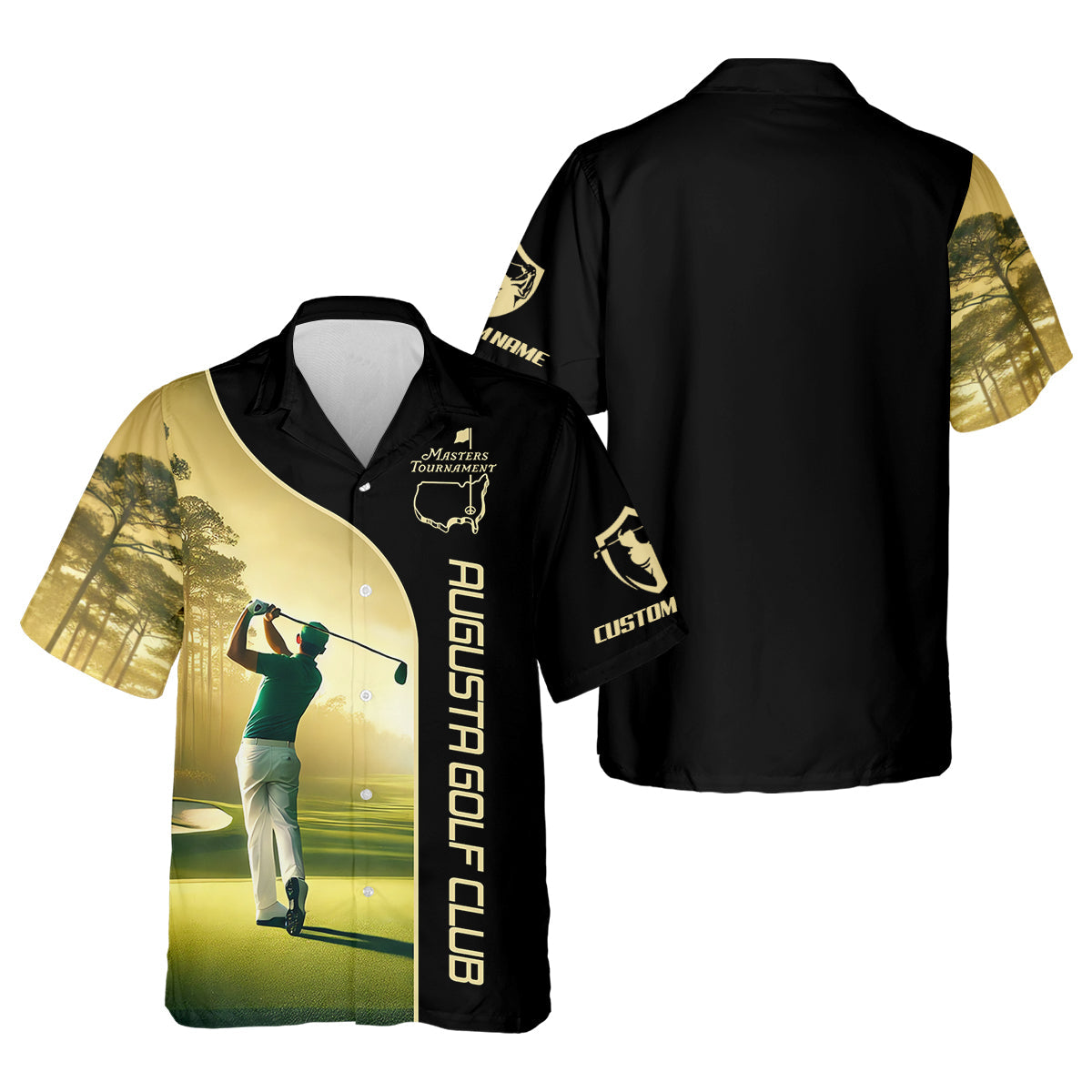 Augusta Golf Club Custom Men's Golf Polo ShirtGift For Golfers