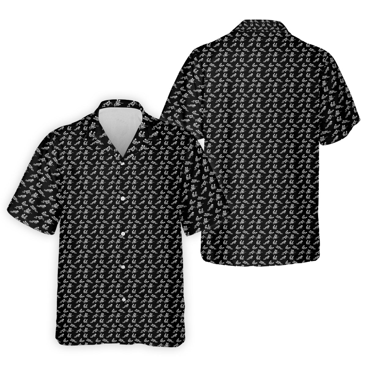 Funny Skeleton Golf Polo ShirtFunny Position Golf Shirt, Dad Golf Shirt, Christmas Golf Gift