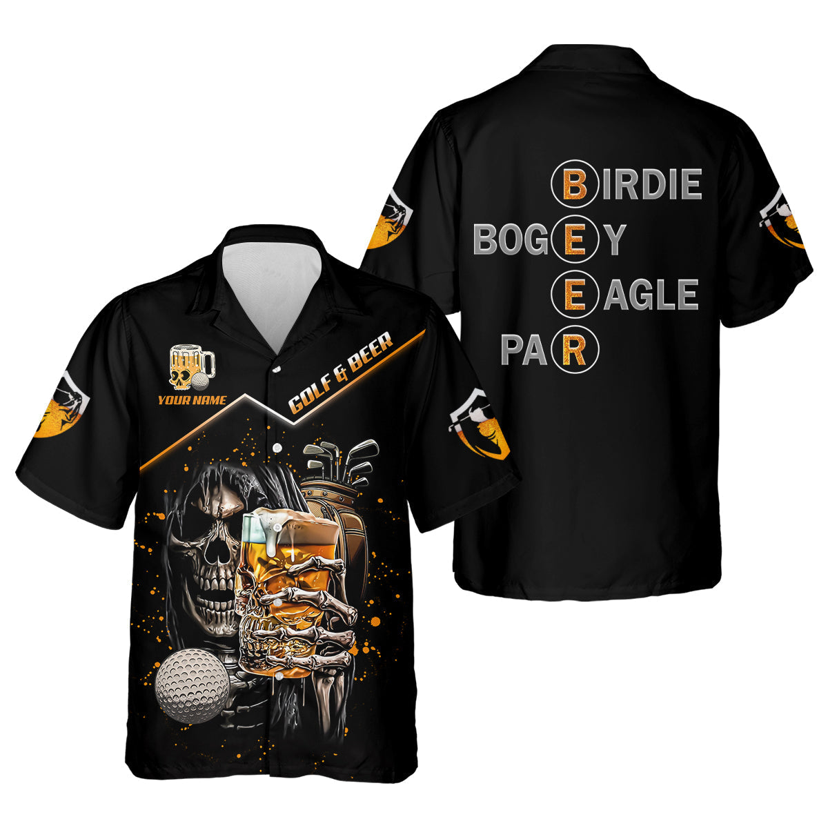 Custom Golf And Beer Soul Keeper Golf Polo Shirtnny Golf Shirt, Gift For Golfers