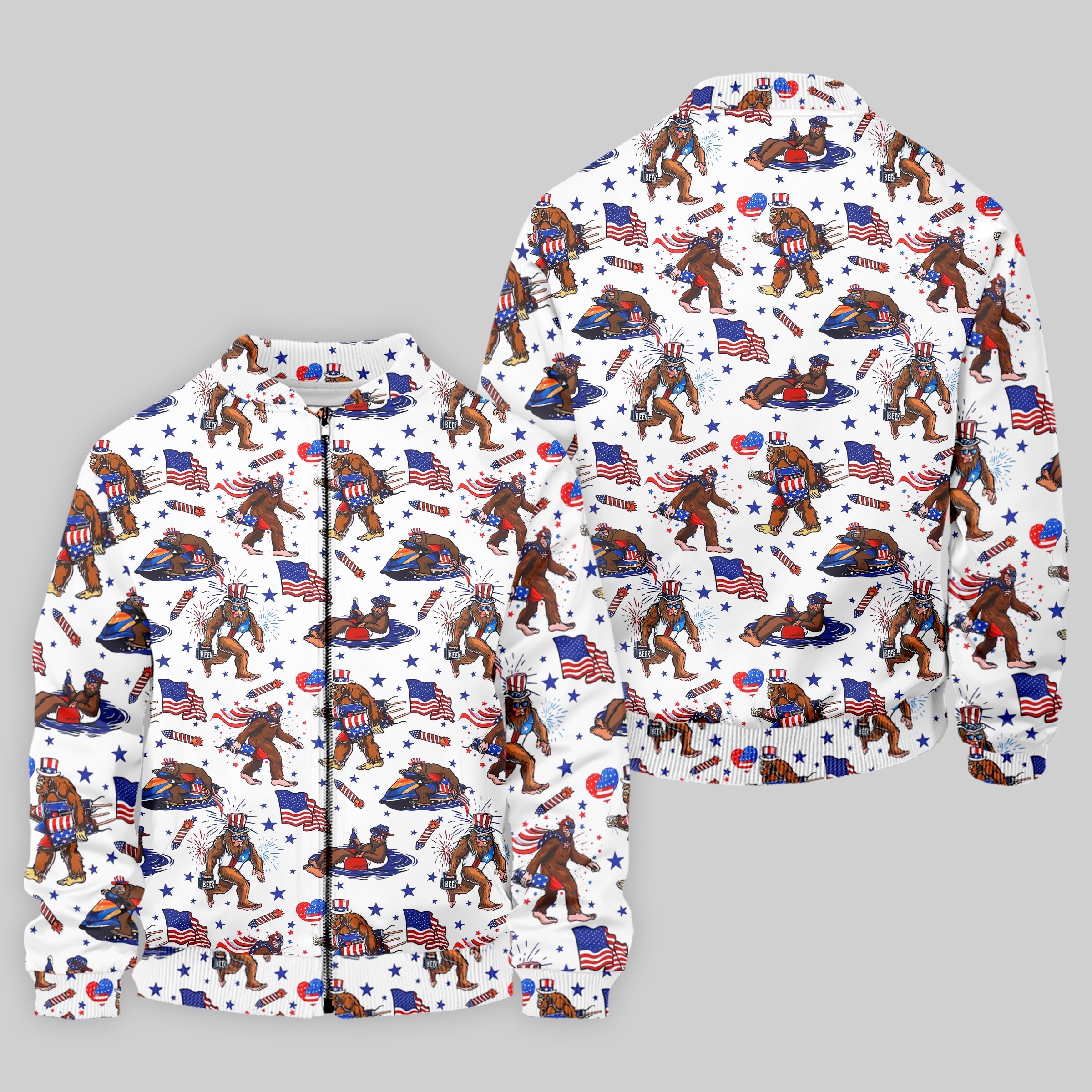Bigfoot Sasquatch Funny Golf Polo ShirtAmerica 250 Anniversary Golf Shirt, 4th Of July Polo
