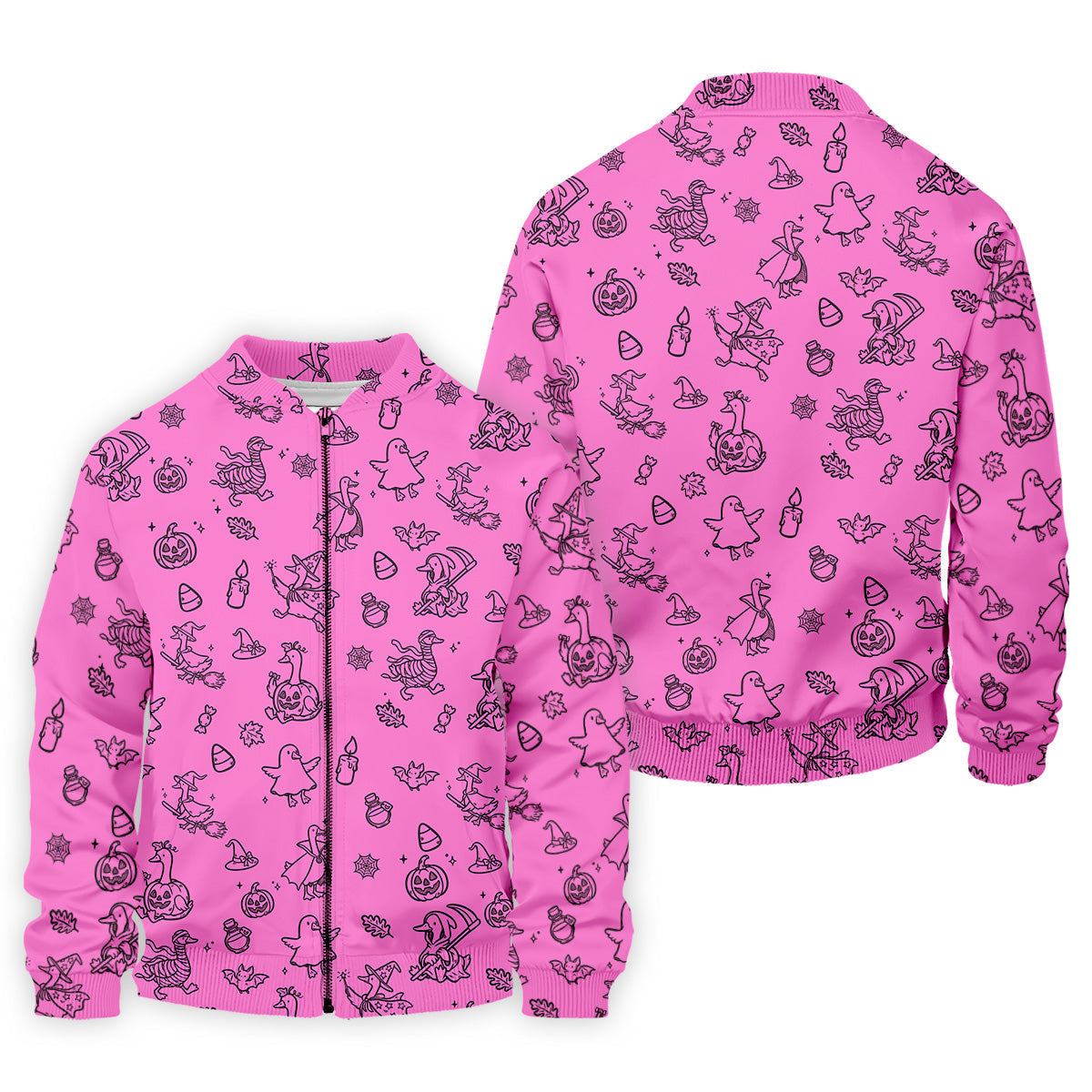Goose Halloween, Doodle Pattern, Hot Pink Golf Shirt, Mens Funny Golf Shirts, Long Sleeve Golf Shirts, Men Golf Polo