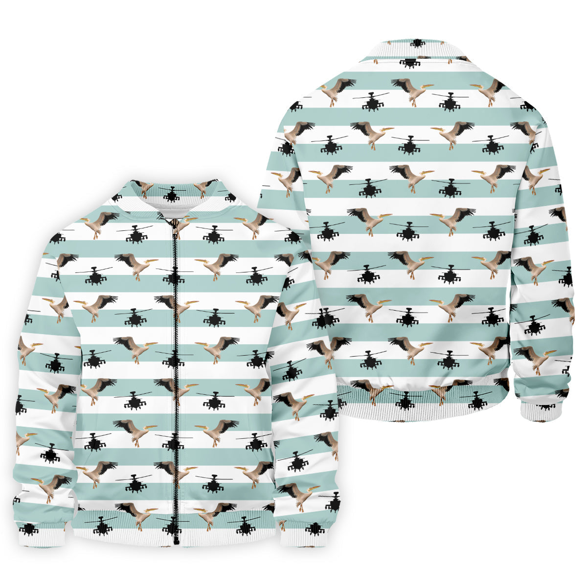 Funny Pelicans Golf Polo ShirtMens Golf Gift, Mens Tropical Shirts