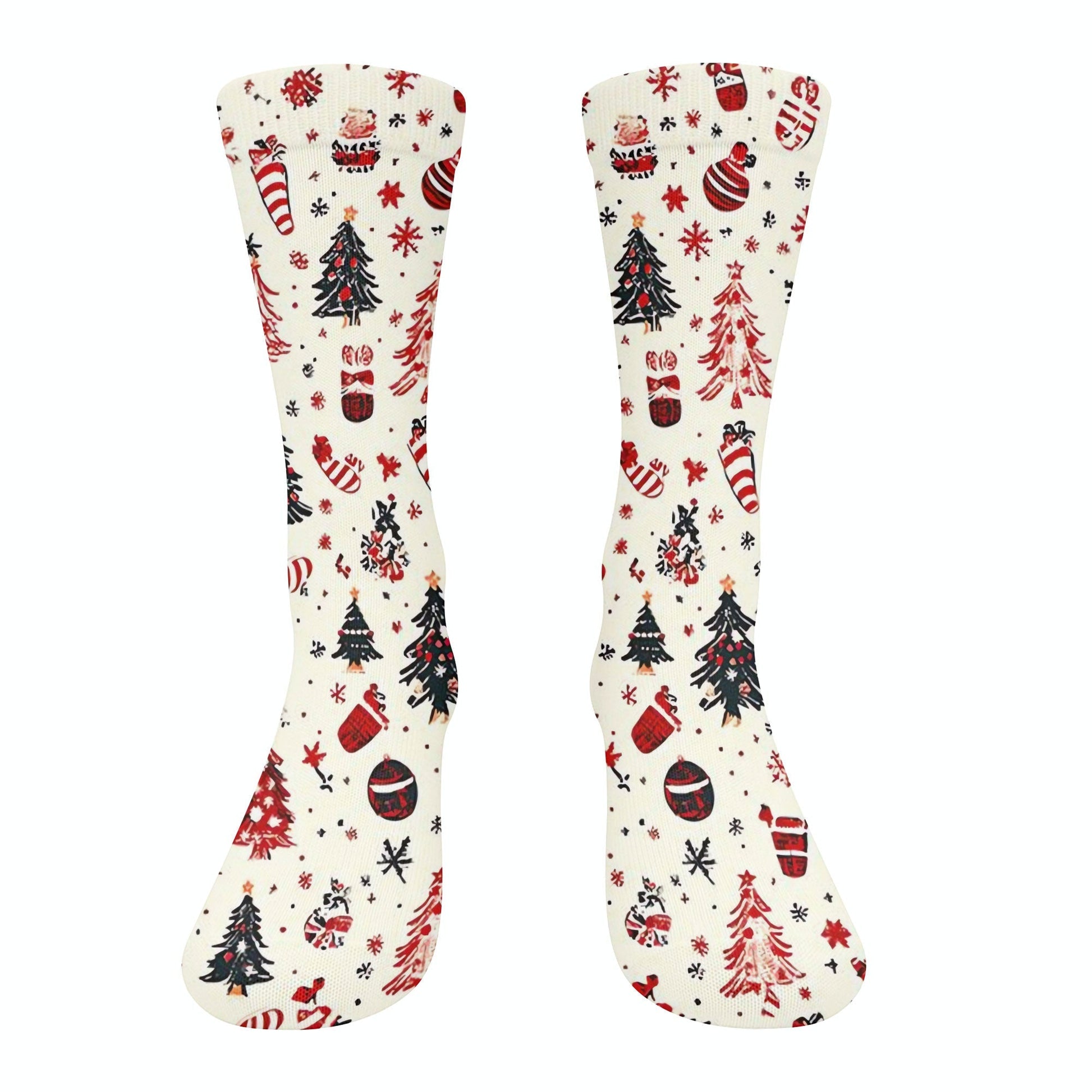 Candy Canes Christmas Golf Socks, Christmas Golf Gift, Golfing Accessories, Ladies Golf Socks, Men's Christmas Socks