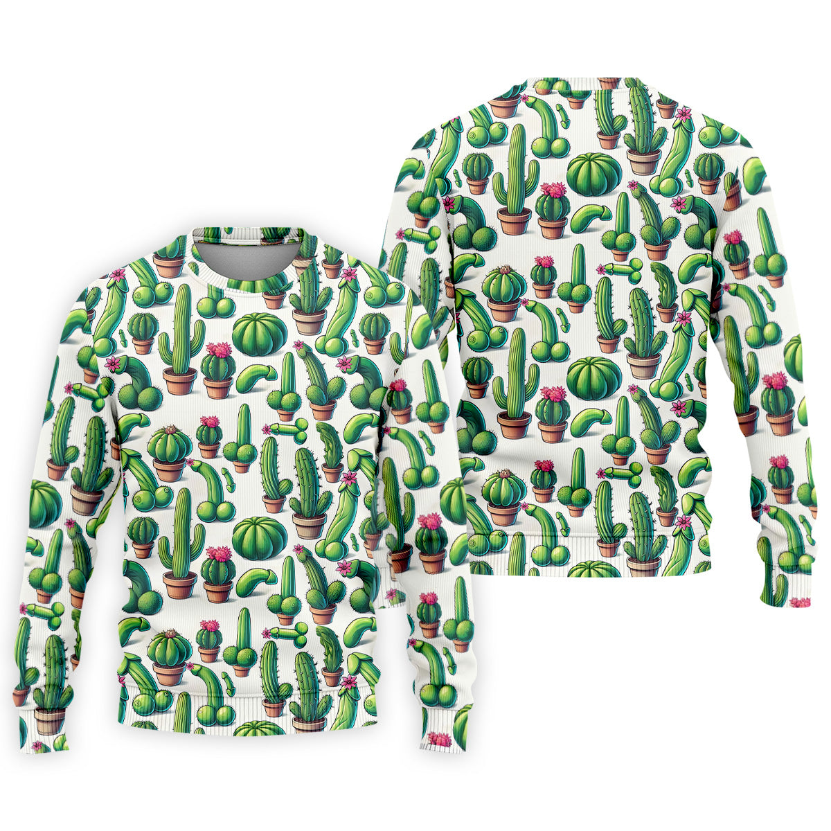Adult Humor Funny Cactus Golf Tops For Men, Unique Gift For Golfer, Men's Golf Polo, Golfing Apparel