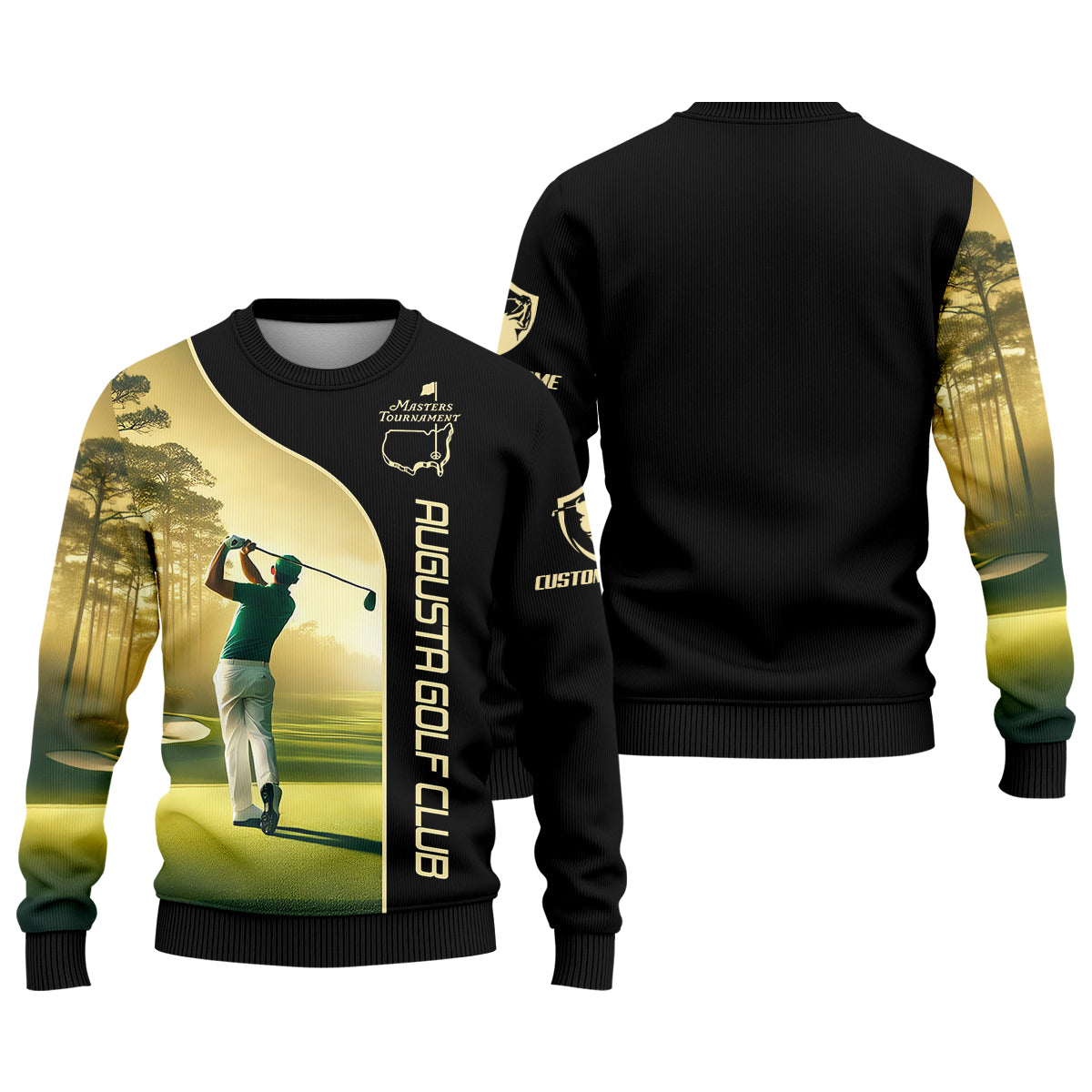 Augusta Golf Club Custom Men's Golf Polo ShirtGift For Golfers