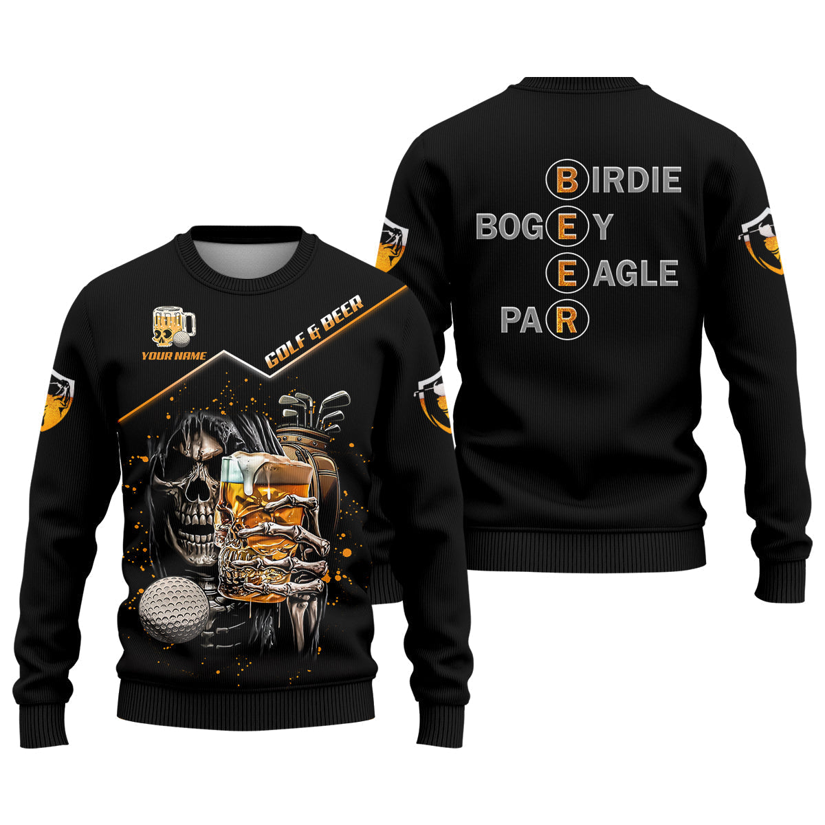 Custom Golf And Beer Soul Keeper Golf Polo Shirtnny Golf Shirt, Gift For Golfers