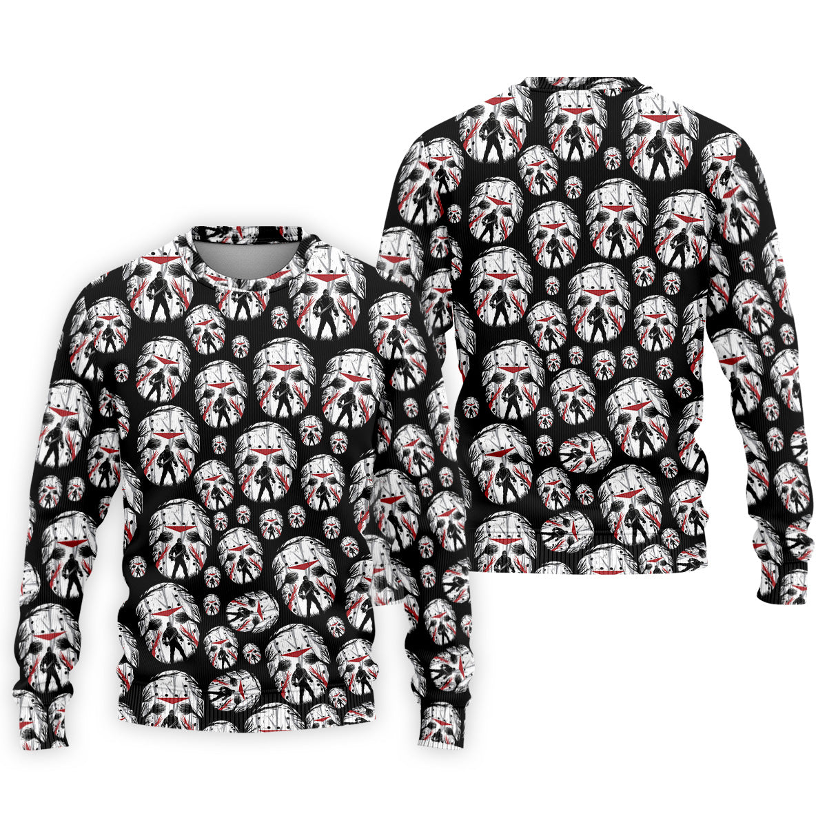 Jason Horror Character Men's Polo ShirtHorror Movie Shirt, Halloween Golf Shirt, Scary Halloween Shirts