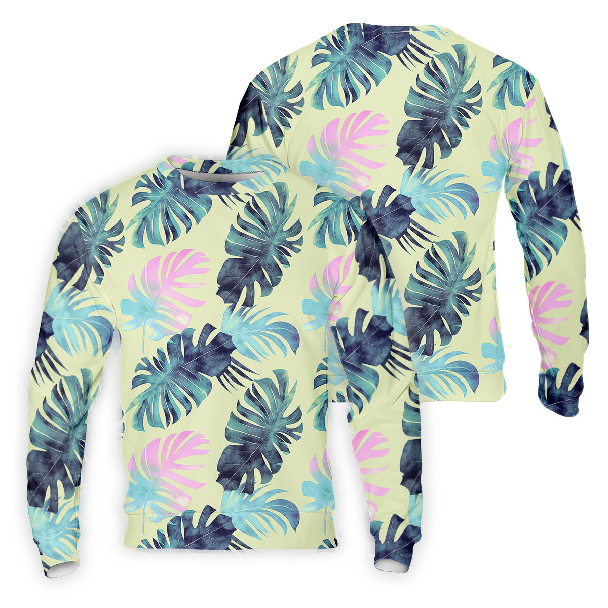 Tropical Palm Leaves Golf Tops For Men, Mens Golf Polo Shirt Unique Gift For Golfer, Golfing Apparel
