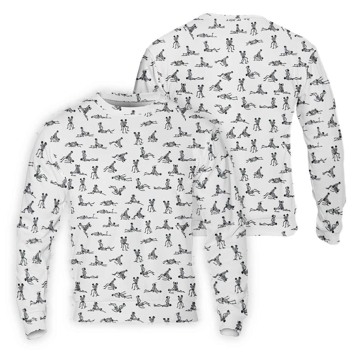 White Funny Skeleton Adult Position Golf Shirt, Halloween Gift Idea, Fun Golf Shirts For Men, Polo For Men
