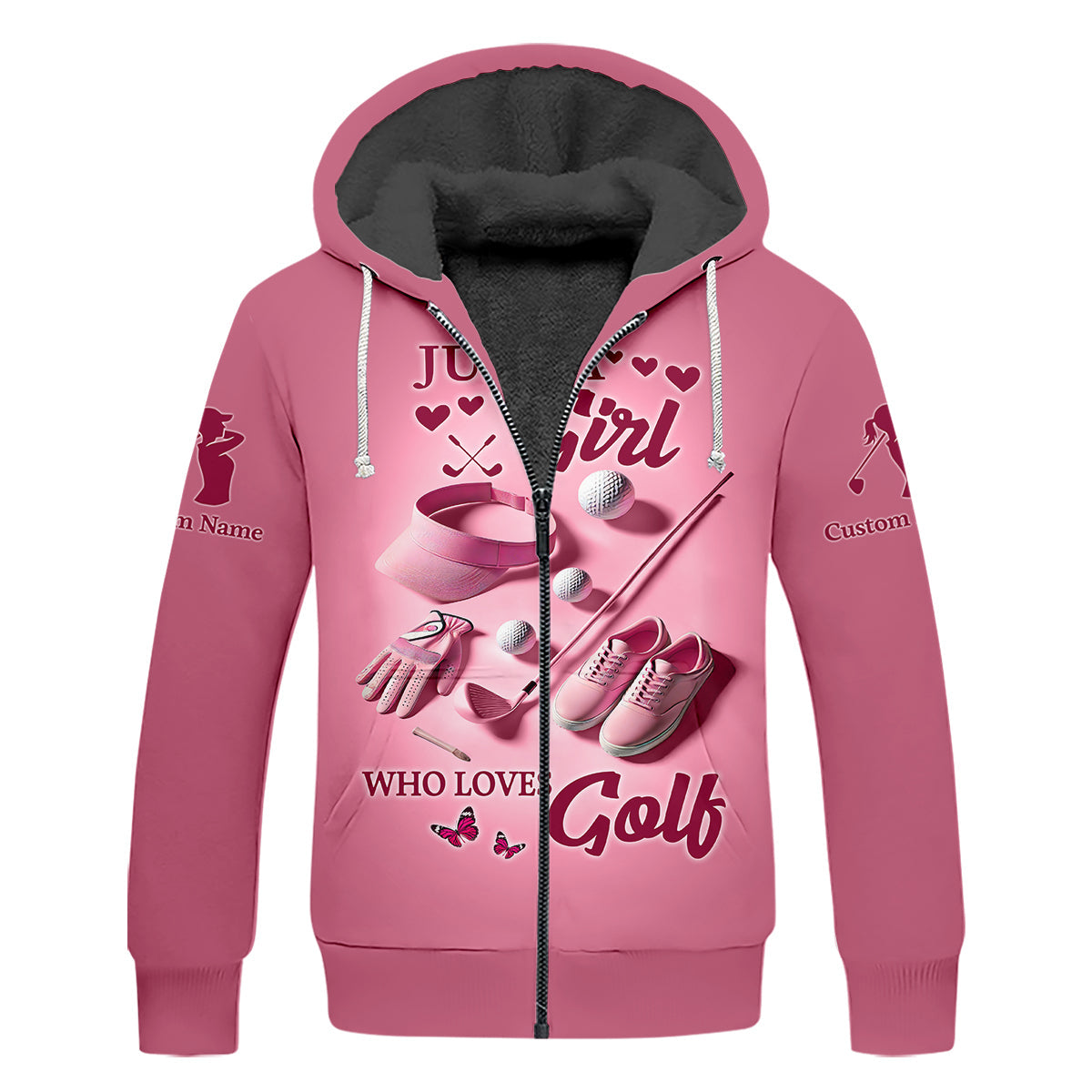 Just A Girl Who Loves Golf Womens Golf Polo ShirtWomens Golf Gifts