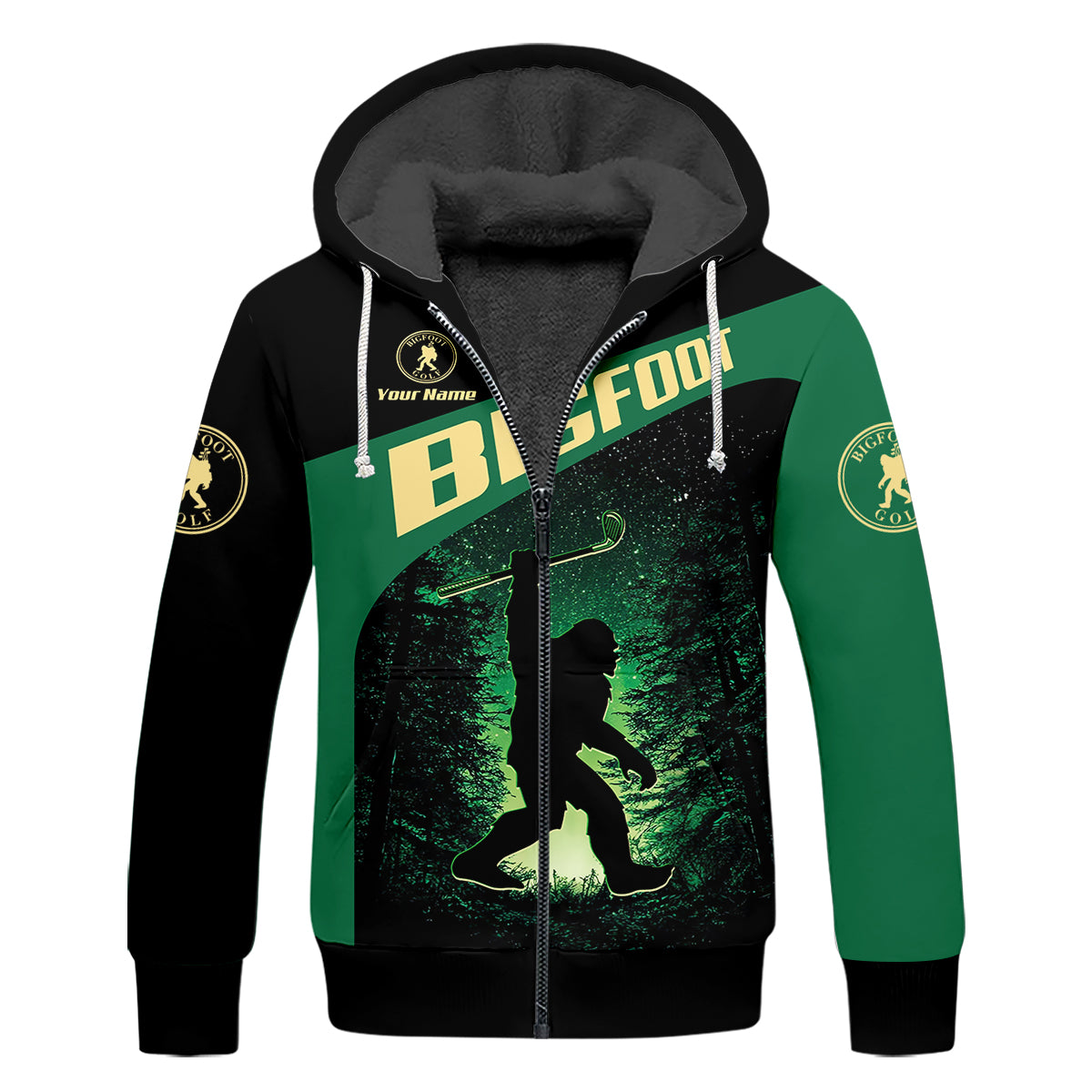 Bigfoot Custom Mens Golf Polo Shirtf Gifts For Dad