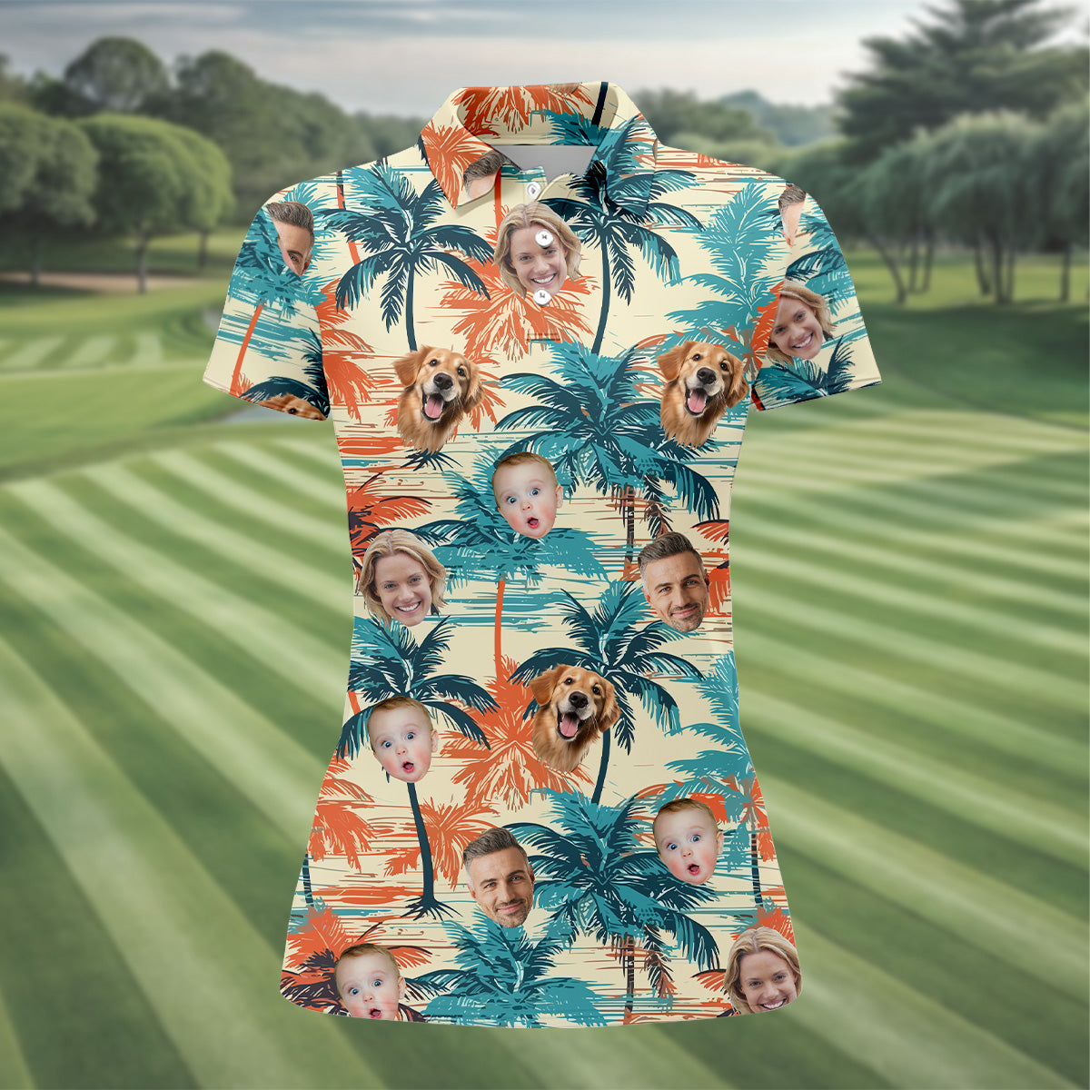 Green Yellow Flowers, Vintage Hawaiian Shirts, Custom Team Shirts, Womens Sleeveless Polo, Ladies Golf Shirts