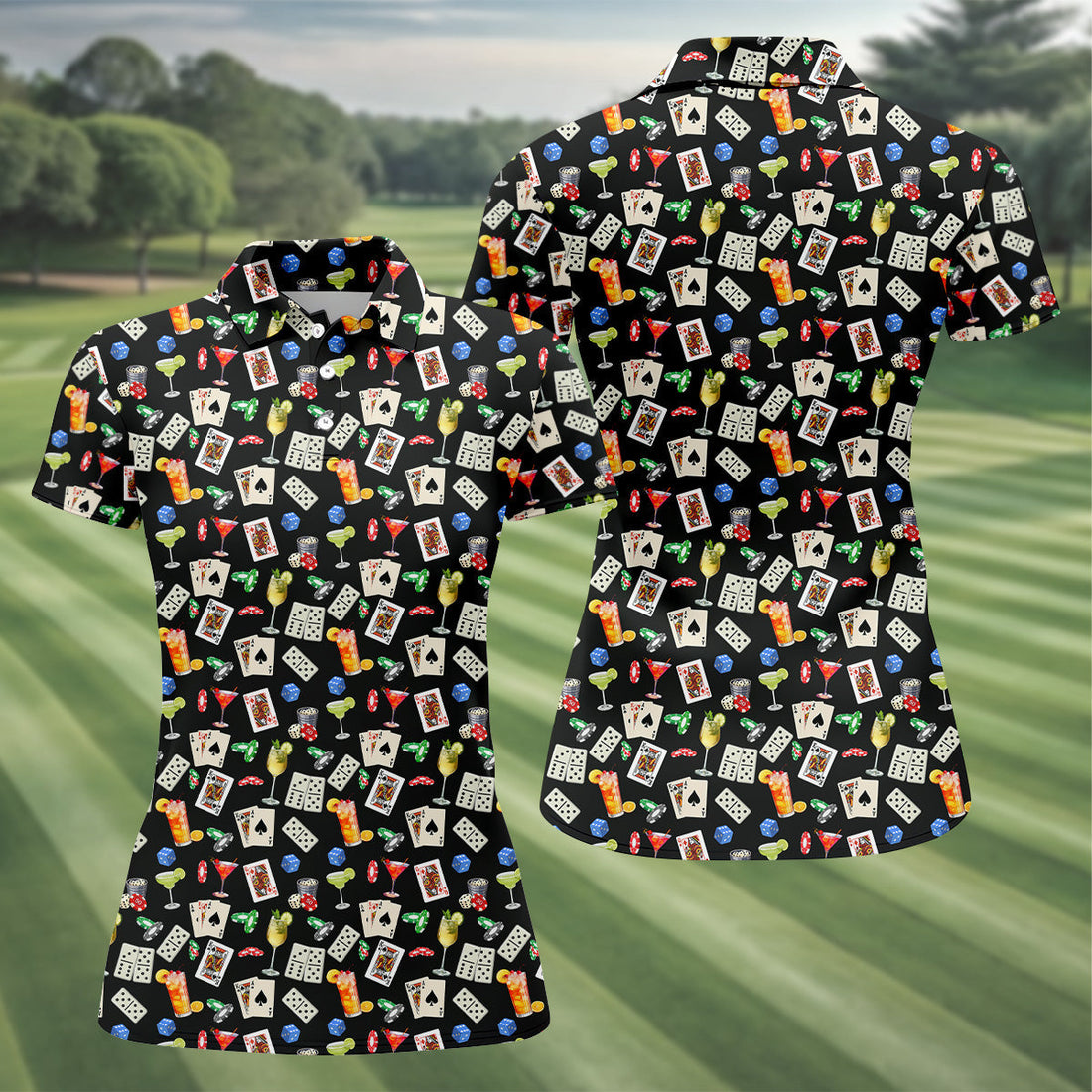 Slot Machine Lucky Shirt, Ladies Sleeveless Tops, Ladies Golf Shirts, Golfing Apparel