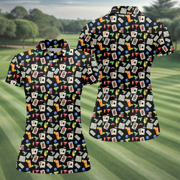 Slot Machine Lucky Shirt, Ladies Sleeveless Tops, Ladies Golf Shirts, Golfing Apparel