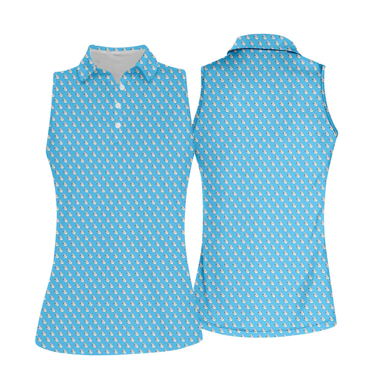 Funny Hands Golf Polo ShirtFun Womens Golf Shirts, Ladies Golf Shirt, Golf Gift For Her