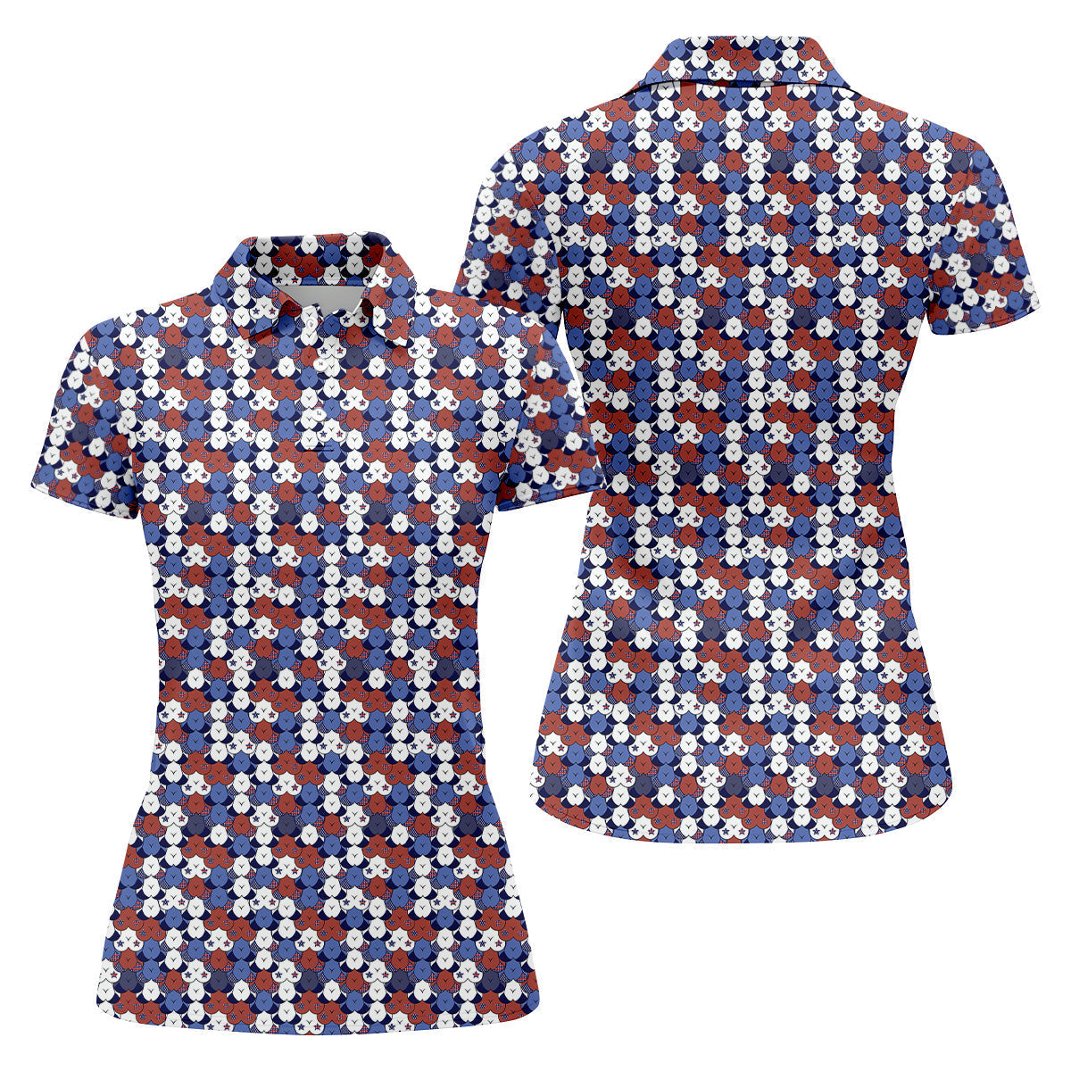 Fun Womens Golf Shirts, Funny American Golf Shirt, Ladies Golf Shirt, Cool Golf Gift