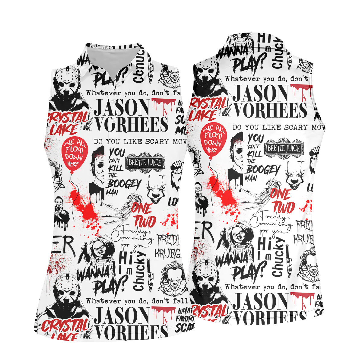 Never Stop Dreaming Halloween Golf Shirt, Fun Womens Golf Shirts, Ladies Golf Tops