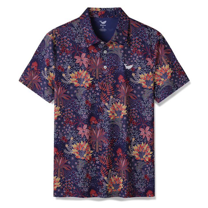 Quirky Plants Men's Golf Polo ShirtFunny Golf Shirt, Gift For Golfers