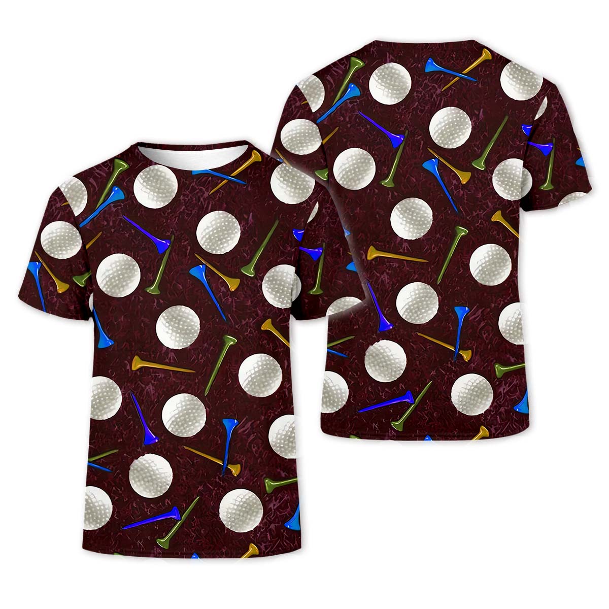 Golf Balls Men's Golf Polo ShirtFunny Golf Shirt, Golf Gifts For Dad