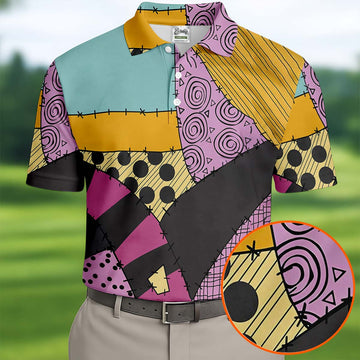 Pumpkin Queen Horror Cosplay Halloween Golf Shirt, Men's Funny Golf Shirts, Polo ShirtFor Men