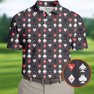 Casino Royale Dirty Funny Golf Tops For Men, Fun Golf Shirts For Men, Valentines Golf Gift, Polo ShirtFor Men