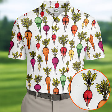 Dirty Funny Vegetable Adult Humor Golf Tops For Men, Golf Shirts For Men, Polo Shirt Men