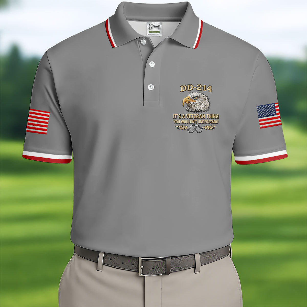 DD 214 Veteran Memorial Patriotic 4th Of July Golf Shirt, 250 Years Polo Shirtor Men