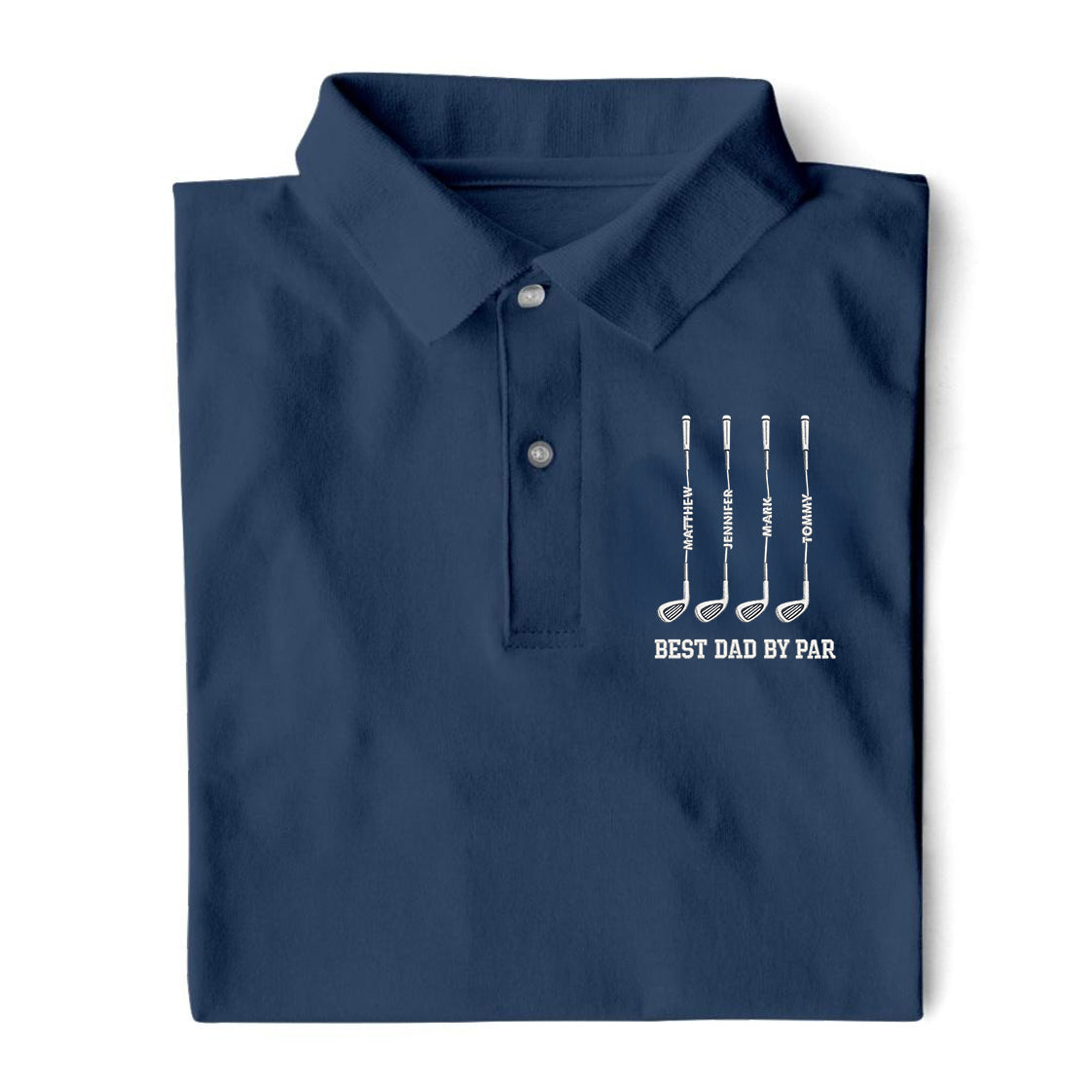 Best Dad By Par Father's Day Golf Shirt, Golf Gift For Dad, Polo Shirtor Men
