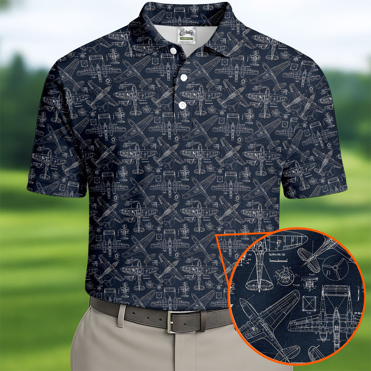 Aircraft Models Airplane Blueprints Golf Tops For Men, Polo ShirtFor Men, Golf Shirts For Men