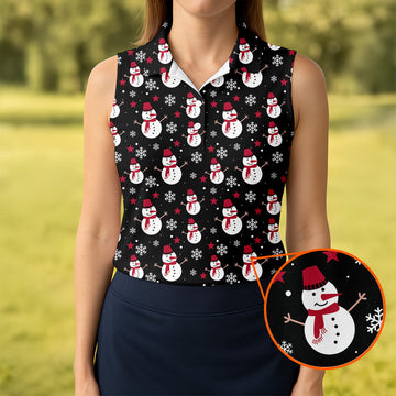 Ugly Santa Claus Golf Shirts, Christmas Golf Shirt, Golf Gifts For Women, Fun Golf Shirt