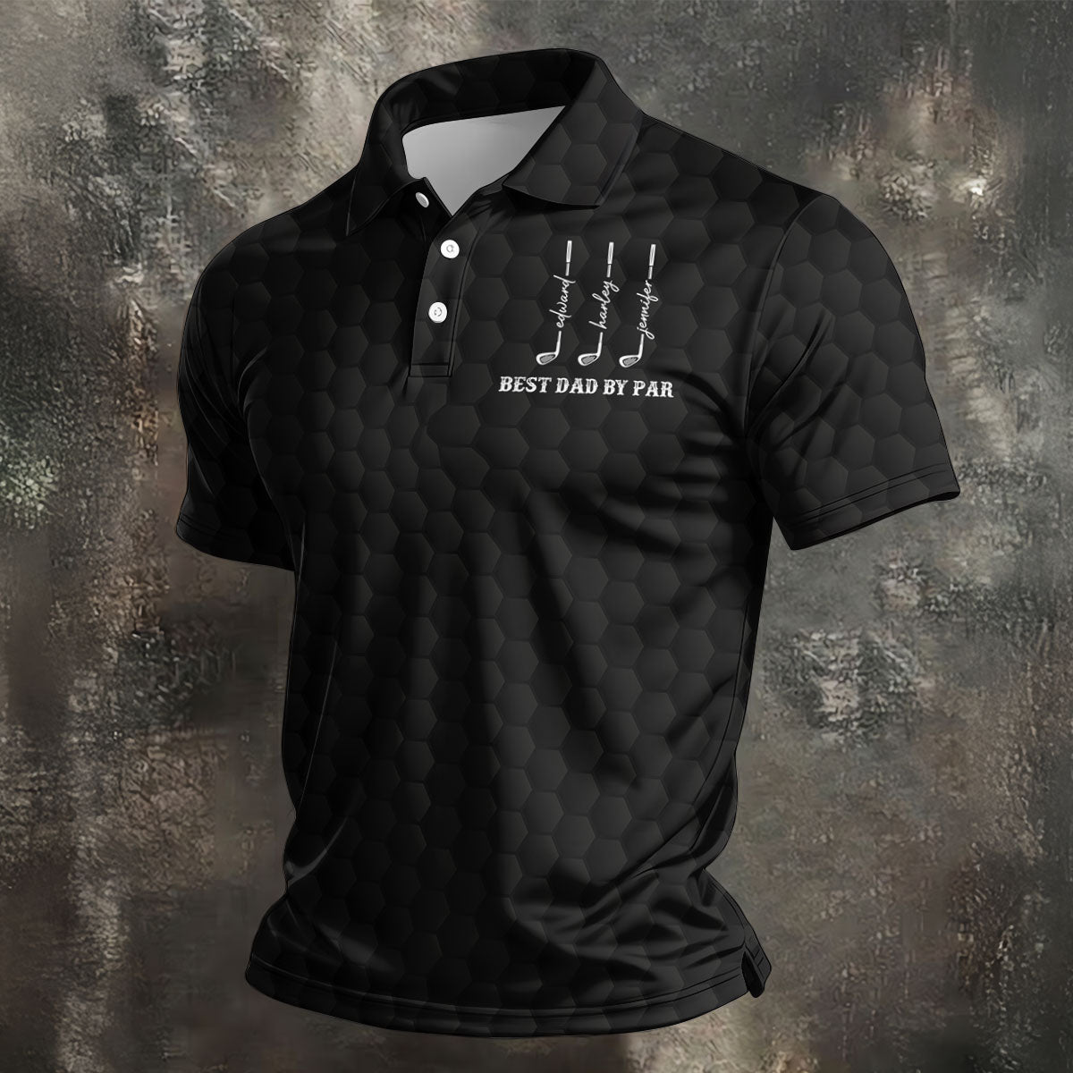 Best Dad By Par Father's Day Golf Shirt, Grandpa Golf Gift, Golf Gift For Dad, Polo Shirtor Men