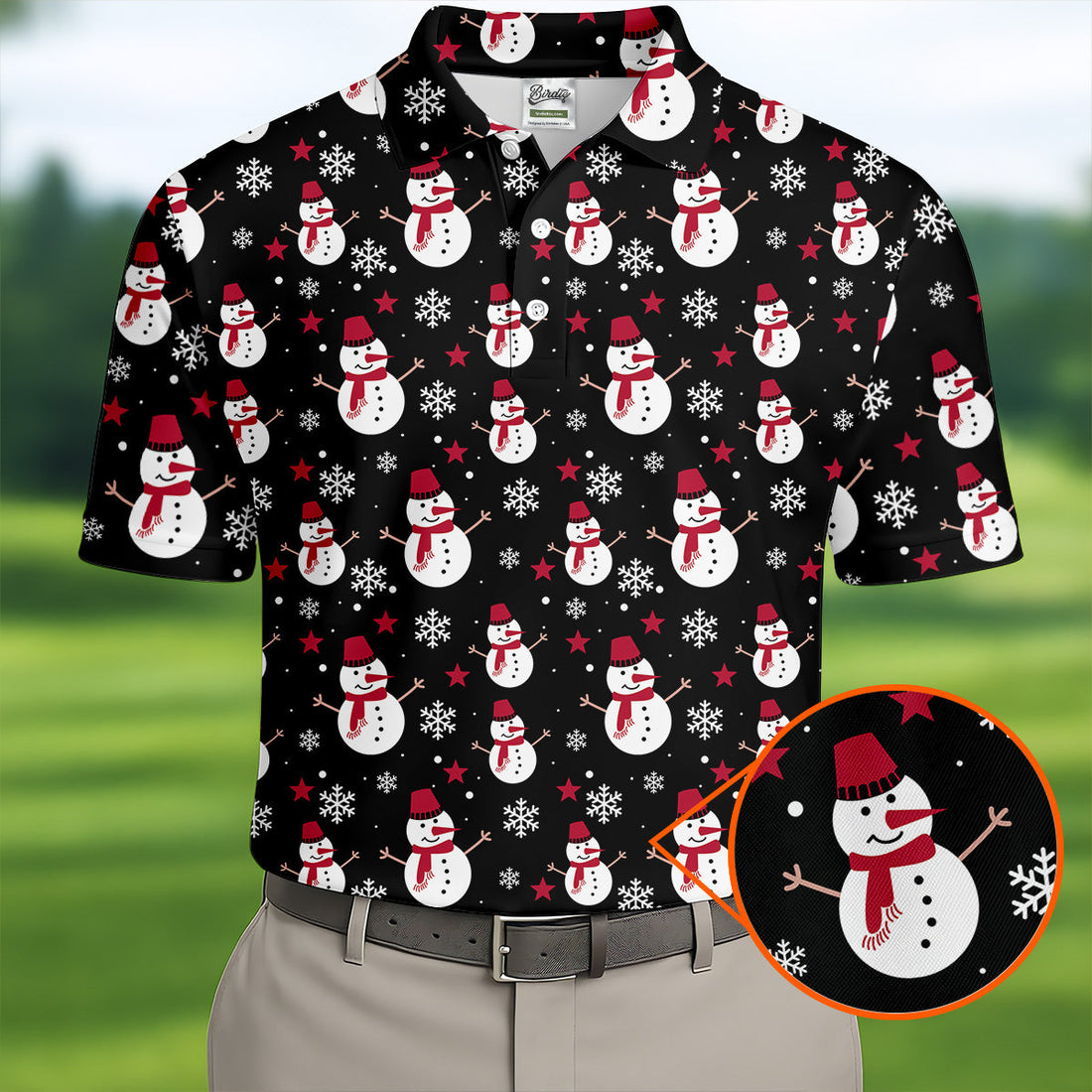 Ugly Santa Claus Golf Shirts, Gifts For Golf Lovers, Polo Shirtor Men, Golfing Apparel