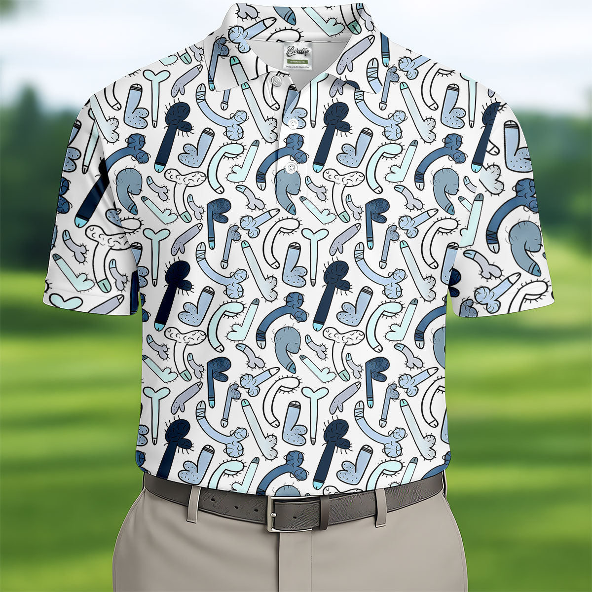 Adult Humor Hawaiian Golf Shirt, Dirty Funny Polo Shirtor Men, Golf Shirts For Men