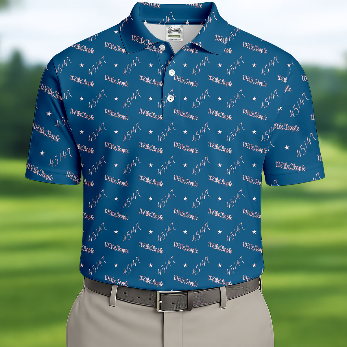 We The People 45 47 Patriotic Golf Polo Shirt0th Anniversary Polo ShirtFor Men, Golf Shirts For Men