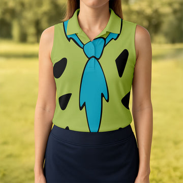 Green Stone Age Costume Hawaiian Golf Shirt, Women’s Golf Polo, Golf Shirts For Women