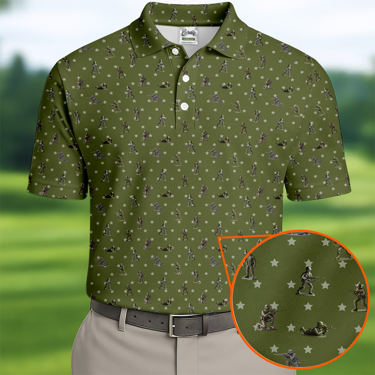 Veteran Green Golf Tops For Men, Polo Shirtor Men, Gift For Veteran, Veterans Day Gift