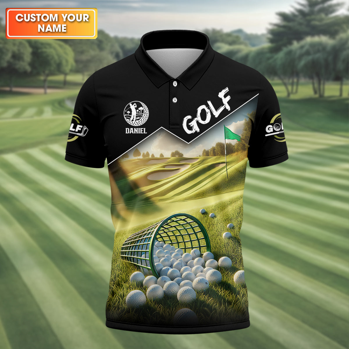 It Takes A Lot Of Balls To Play Golf Like I Do Custom Golf Polo ShirtDad Golf Gift, Golf Lover Gifts