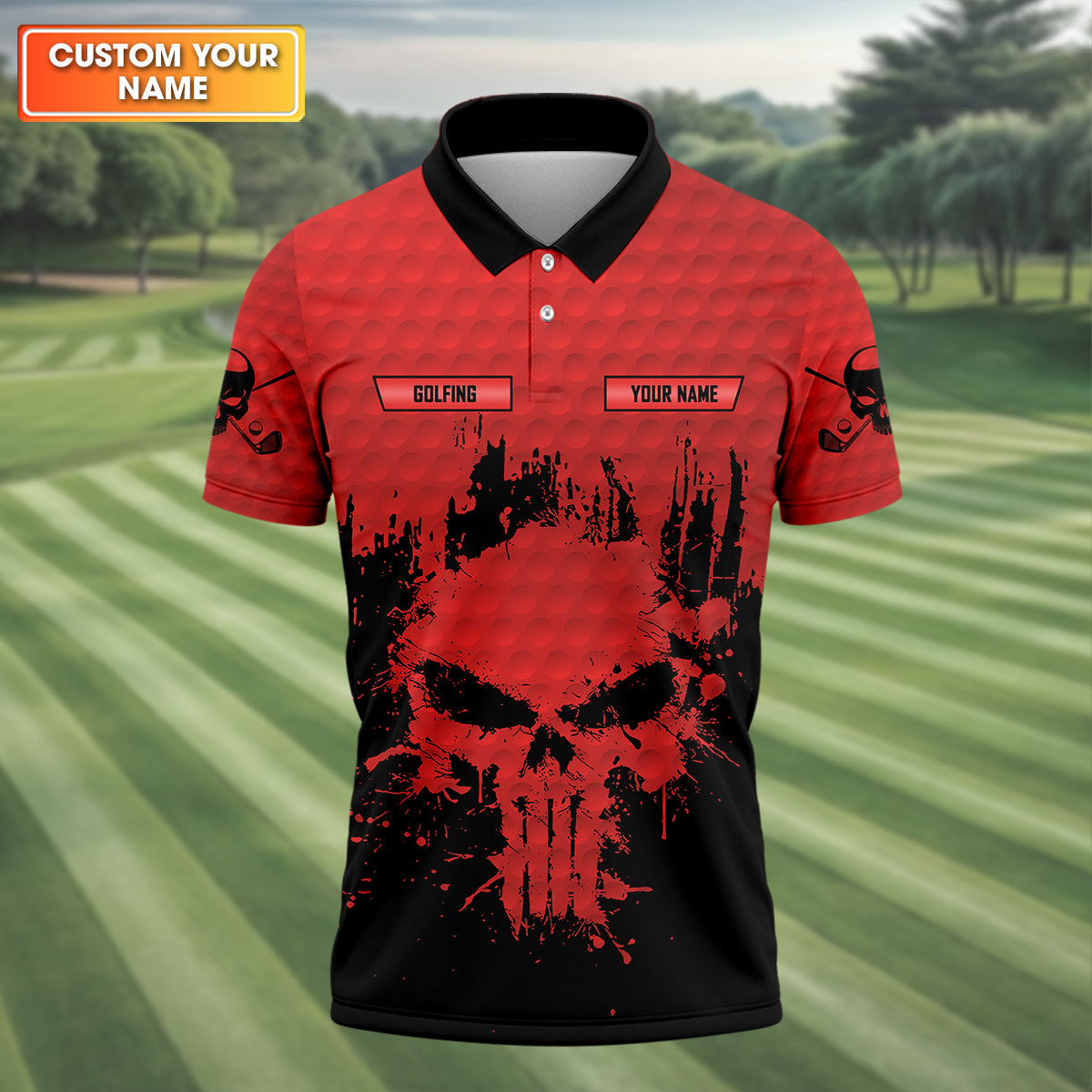 Golf Saved Me From Being A Porn Star Now I'm Just A Swinger Custom Funny Golf Polo ShirtDad Golf Gift
