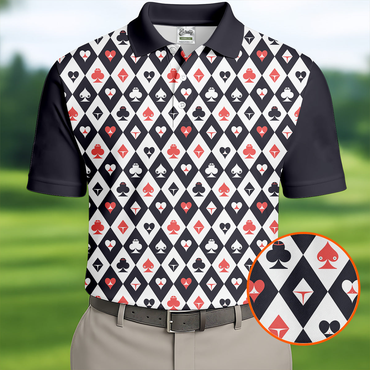 Casino Royale Dirty Argyle Adult Humor Golf Tops For Men, Valentines Golf Gift, Polo ShirtFor Men
