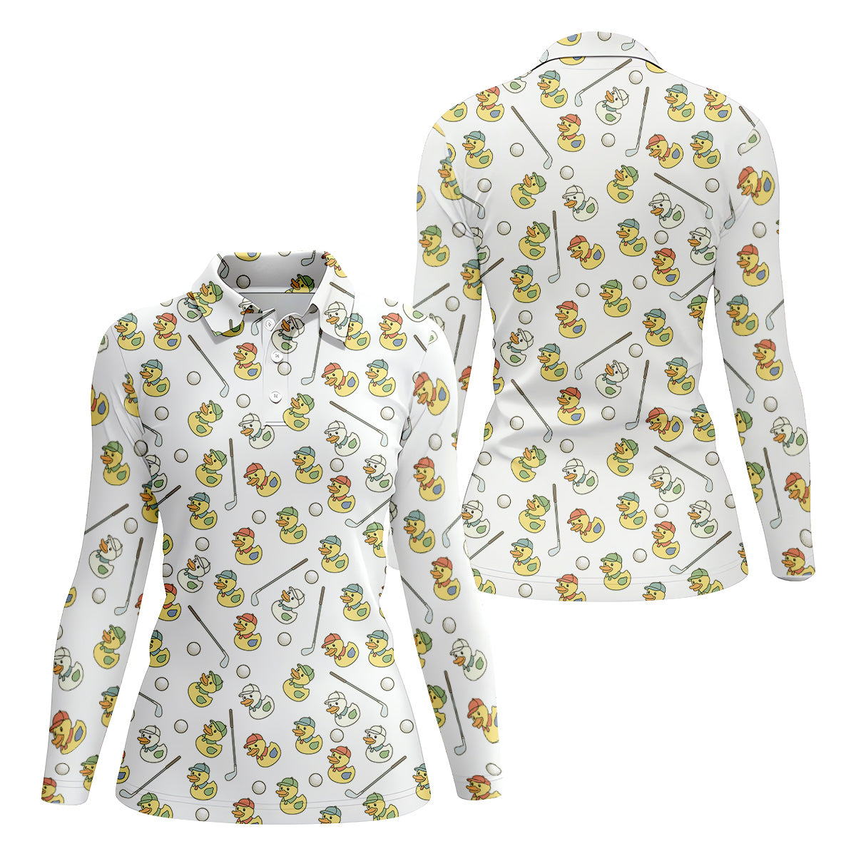 Rubber Duck Women Golf Top, Ladies Sleeveless Tops, Ladies Golf Shirts, Golfing Apparel