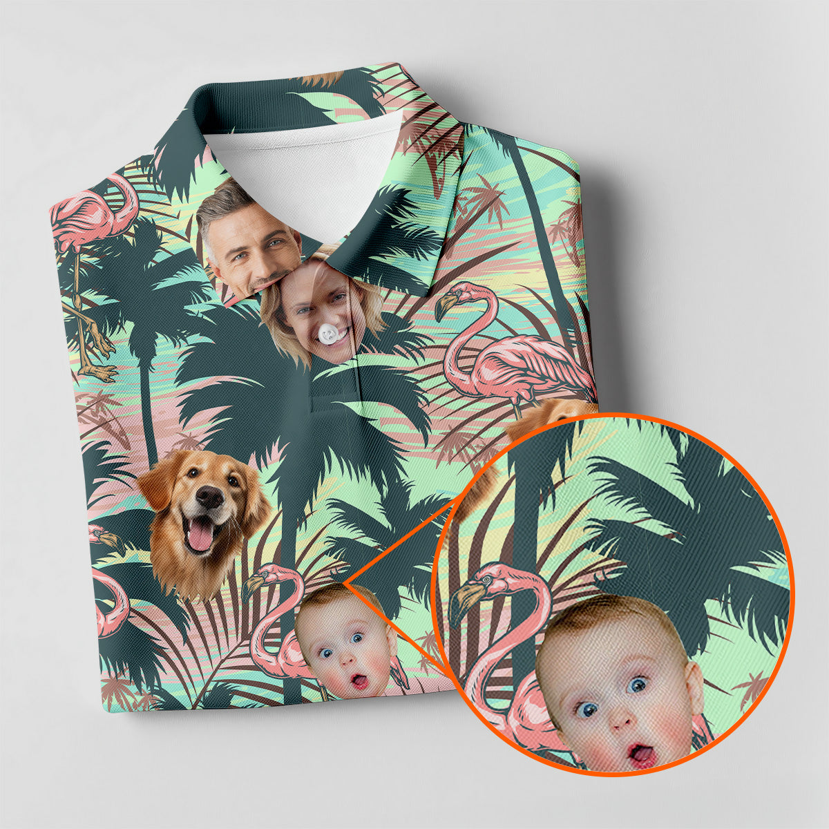 Hawaiian Shirts With Faces, Flamingo Golf Shirt, Custom Team Shirts, Womens Sleeveless Polo, Ladies Golf Shirts