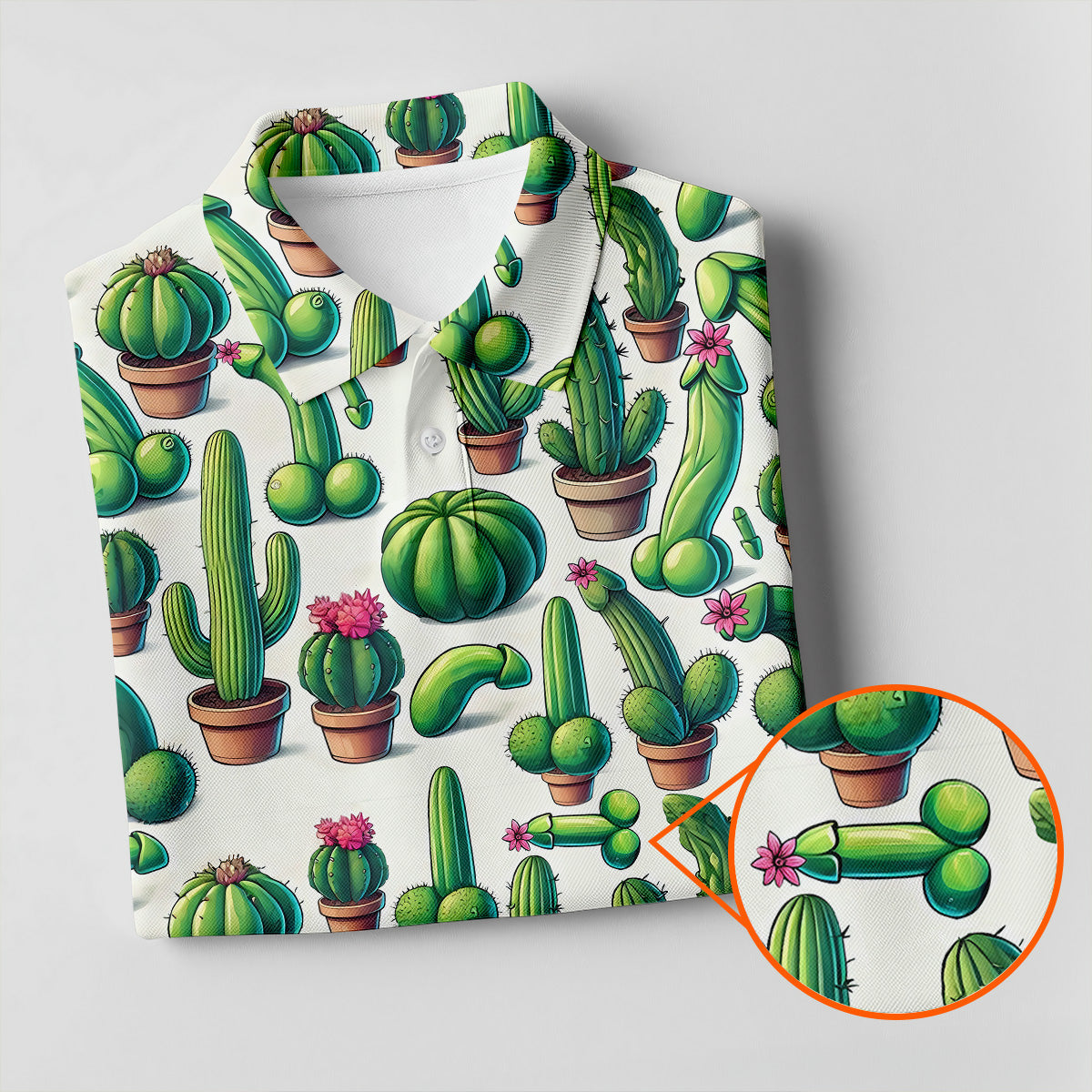 Adult Humor Funny Cactus Women Golf Top, Ladies Sleeveless Tops, Gifts For Golf Lovers, Ladies Golf Shirts