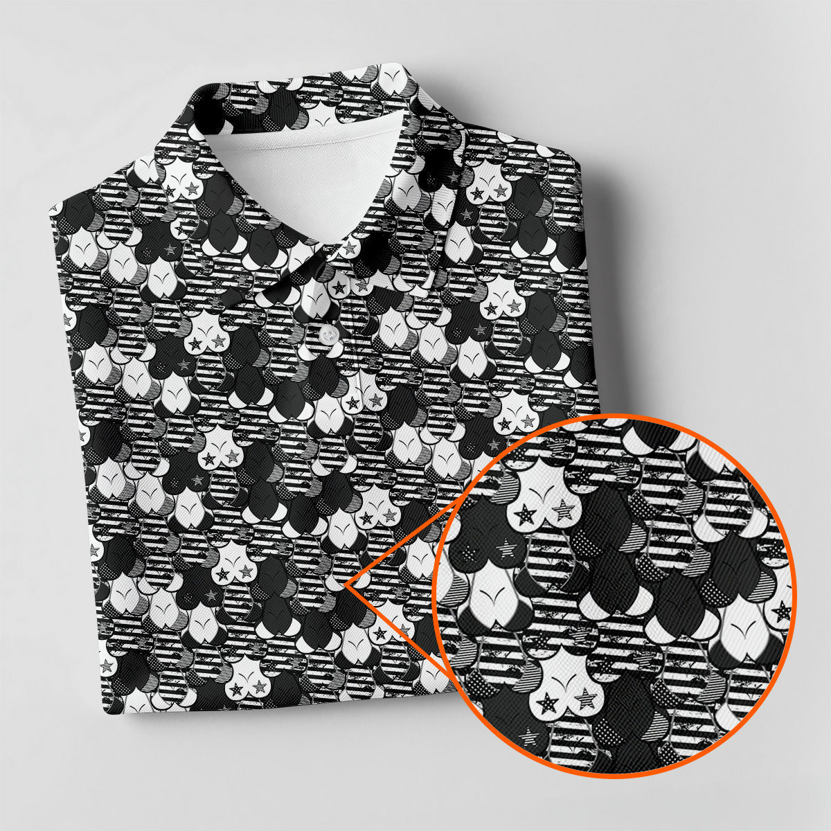 Black Funny Men's Golf Polo ShirtFun Golf Shirt For Men, Hilarious Golf Shirts, Mens Golf Gift