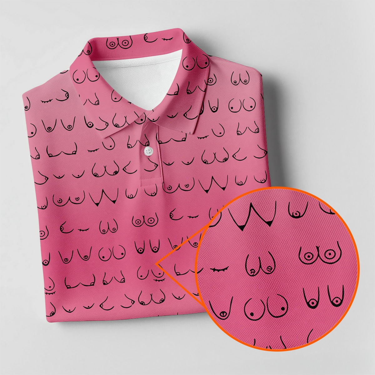 Pink Ombre Golf Shirt, Pink Ladies Golf Shirt, Womens Golf Tops, Ladies Sleeveless Polo, Golfing Apparel