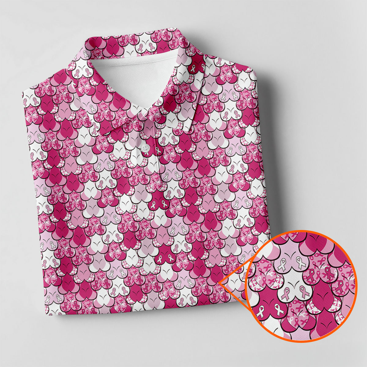 Breast Cancer Golf Shirt, Ladies Long Sleeve Golf Shirts, Ladies Golf Polos, Breast Cancer Awareness Shirt